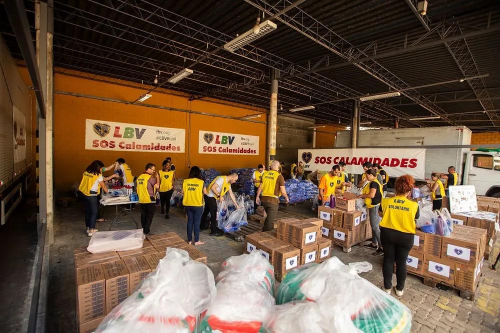 Campanha LBV - SOS Calamidades envia mais de 63 toneladas de doações ao Rio Grande do Sul