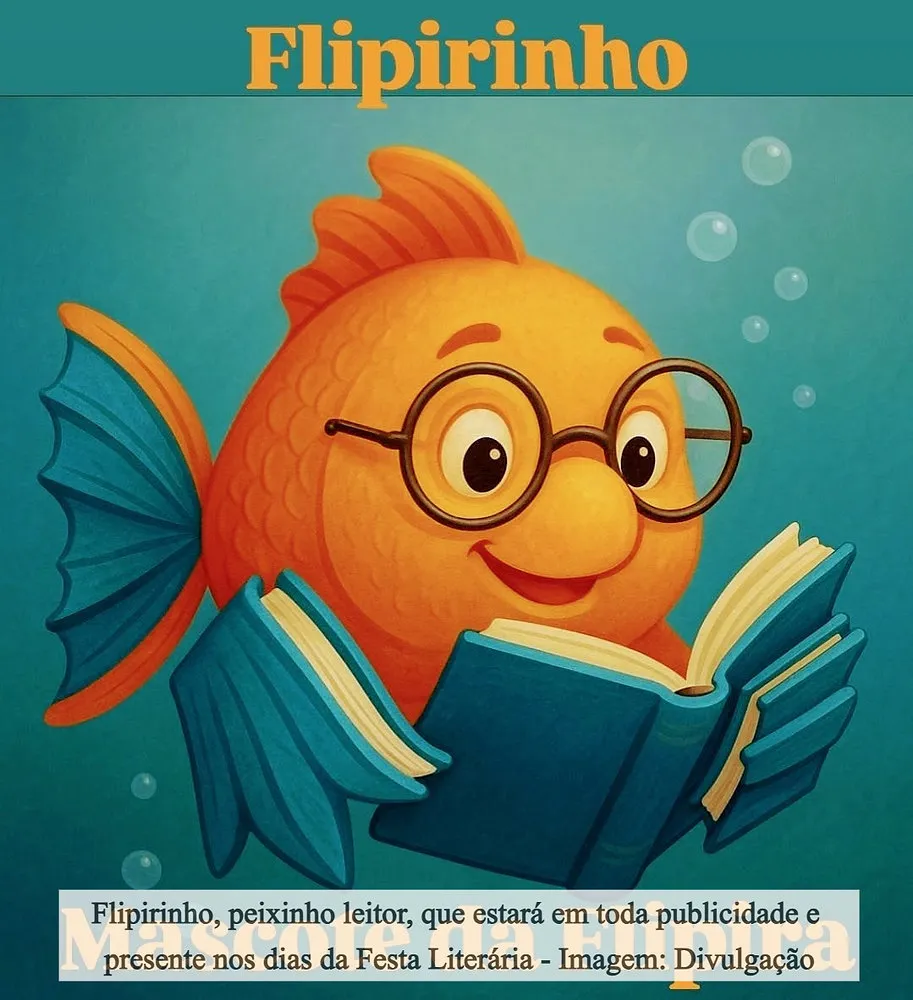 6ª Flipira - Festa Literária de Piracicaba terá peixinho leitor como mascote e programação variada, em outubro