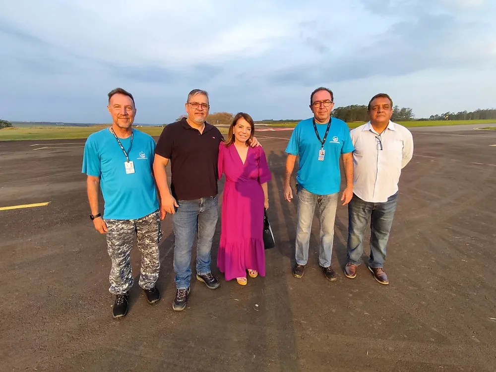 Aeroporto de Piracicaba: Bebel confere sistema de viodemonitoramento viabilizado pelo seu mandato