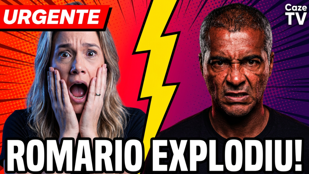 Romário e Fernanda Gentil protagonizam polêmica, após comentário sobre o 1 a 1 do jogo Brasil e Marrocos na estreia da Copa