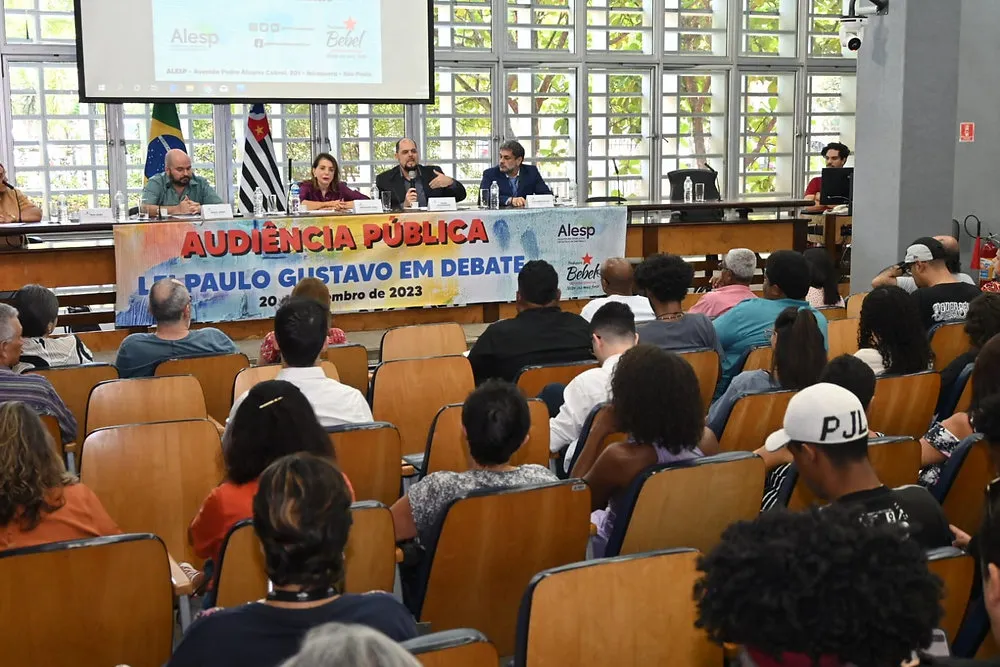 Fomento à cultura: audiência na Alesp reforça pedido pela revogação dos editais da Lei Paulo Gustavo