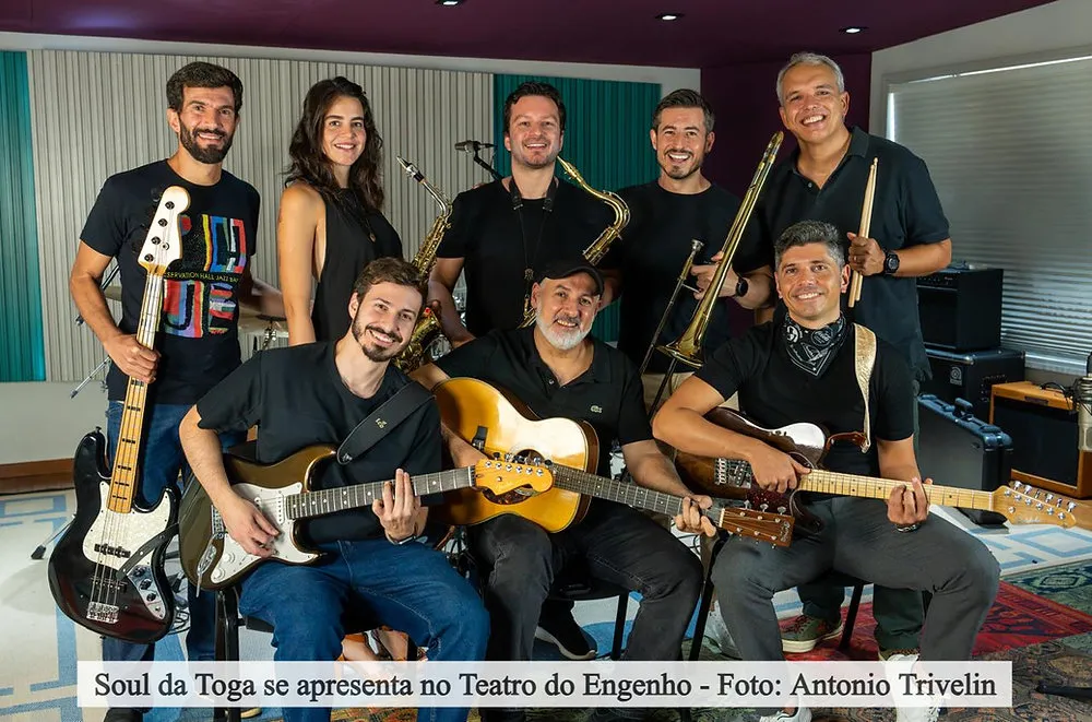 Grupo musical formado por Juízes de Direito faz show com repertório variado em Piracicaba, no Teatro do Engenho