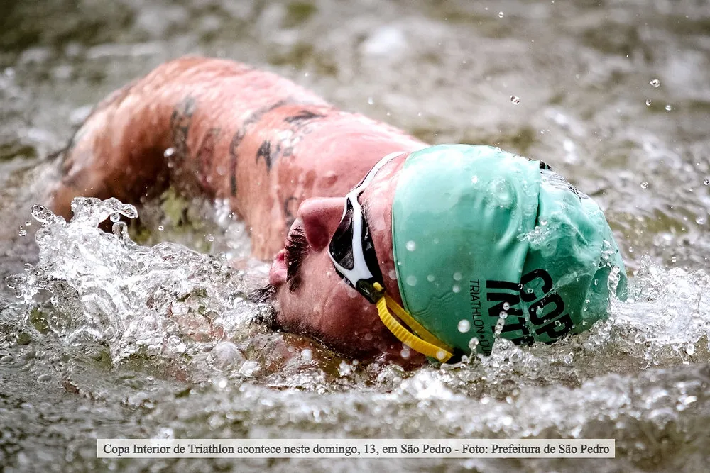 Copa Interior de Triathlon acontece neste domingo (13) em São Pedro com cerca de 600 atletas