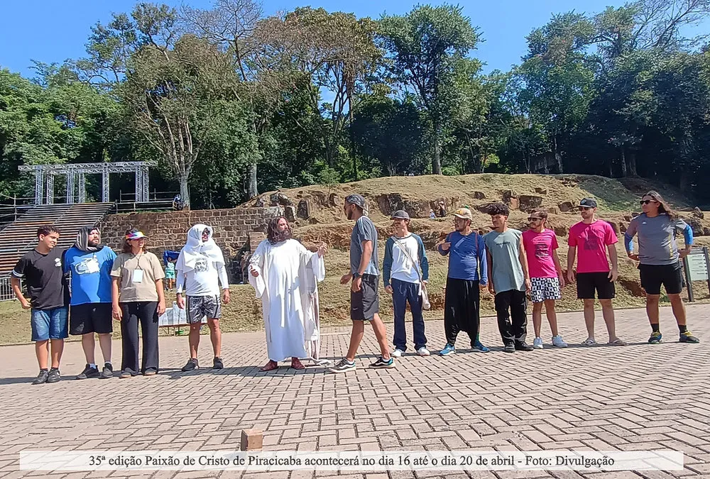 Paixão de Cristo de Piracicaba distribui ingressos no próximo domingo (6), no Engenho Central 