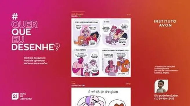 Instituto Avon lança campanha pela não-violência a mulheres e meninas no ambiente digital