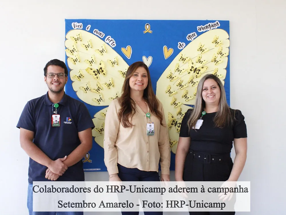 Saúde mental: ações humanizadas marcam campanha Setembro Amarelo no Hospital Regional de Piracicaba