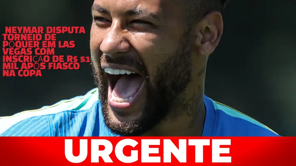 YouTube O Canal da Lili-TV: Após eliminação da Seleção, Neymar disputa torneio de pôquer em Las Vegas