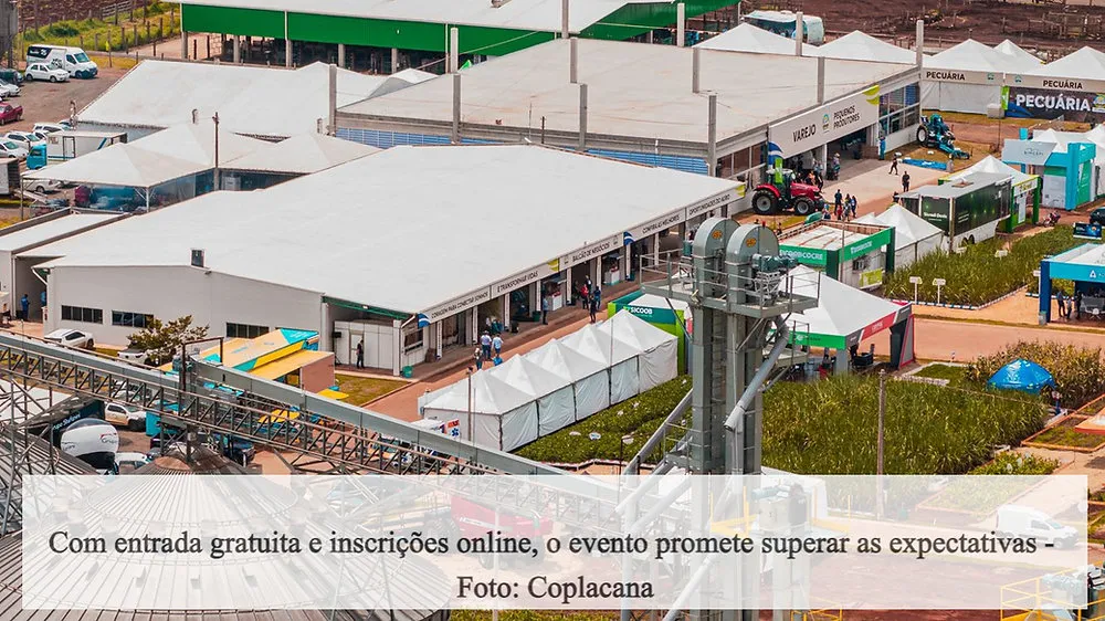 Coplacampo 2025, um dos maiores eventos do agro do Brasil, acontece de 24 a 28 de fevereiro em Piracicaba (SP) 