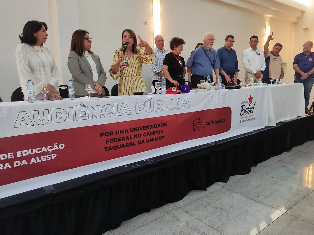 Em audiência da Alesp, secretária do MEC diz que governo Lula irá expandir universidades federais 