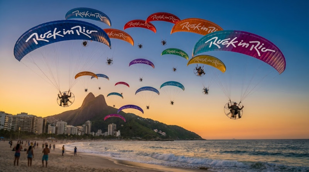 Rock in Rio transforma o céu da Cidade Maravilhosa em palco, em contagem regressiva para a venda geral de ingressos