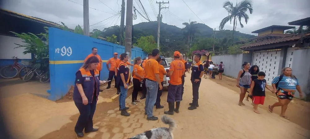 Defesa Civil de Rio Claro (SP) está ajudando em São Sebastião, no Litoral Norte