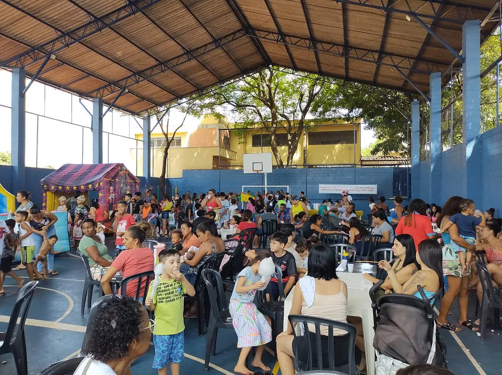 Centro Comunitário do Vila Cristina promoveu Natal especial para a criançada, em Piracicaba (SP) 