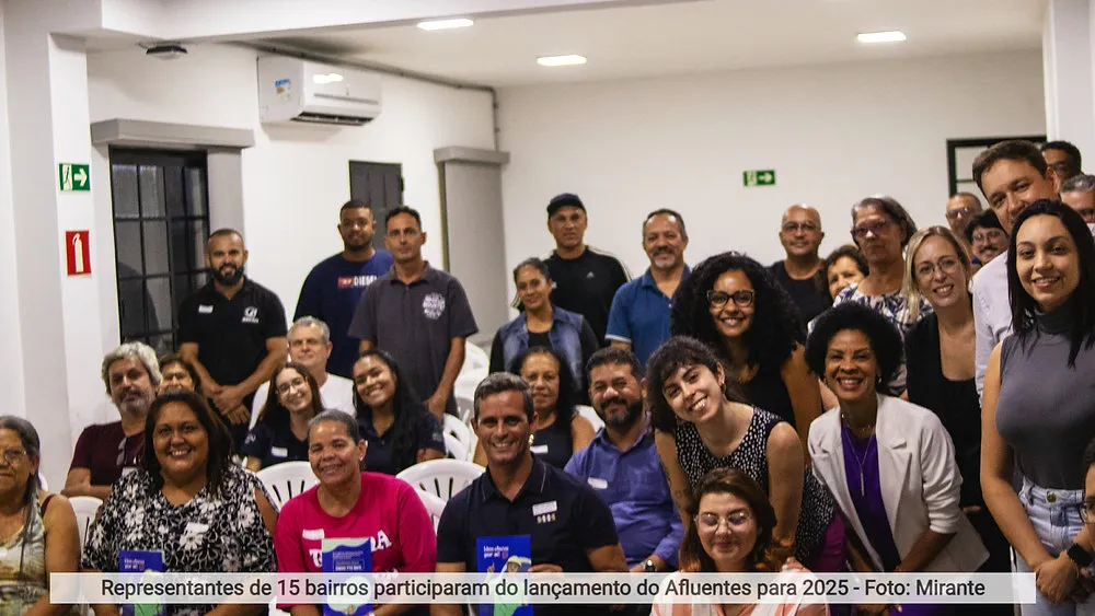 Responsabilidade Social da Mirante apresenta Programa Afluentes a representantes de 15 bairros de Piracicaba (SP)