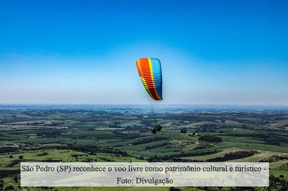 Estância de São Pedro (SP) eleva voo livre ao status de patrimônio e fortalece vocação para o turismo de aventura
